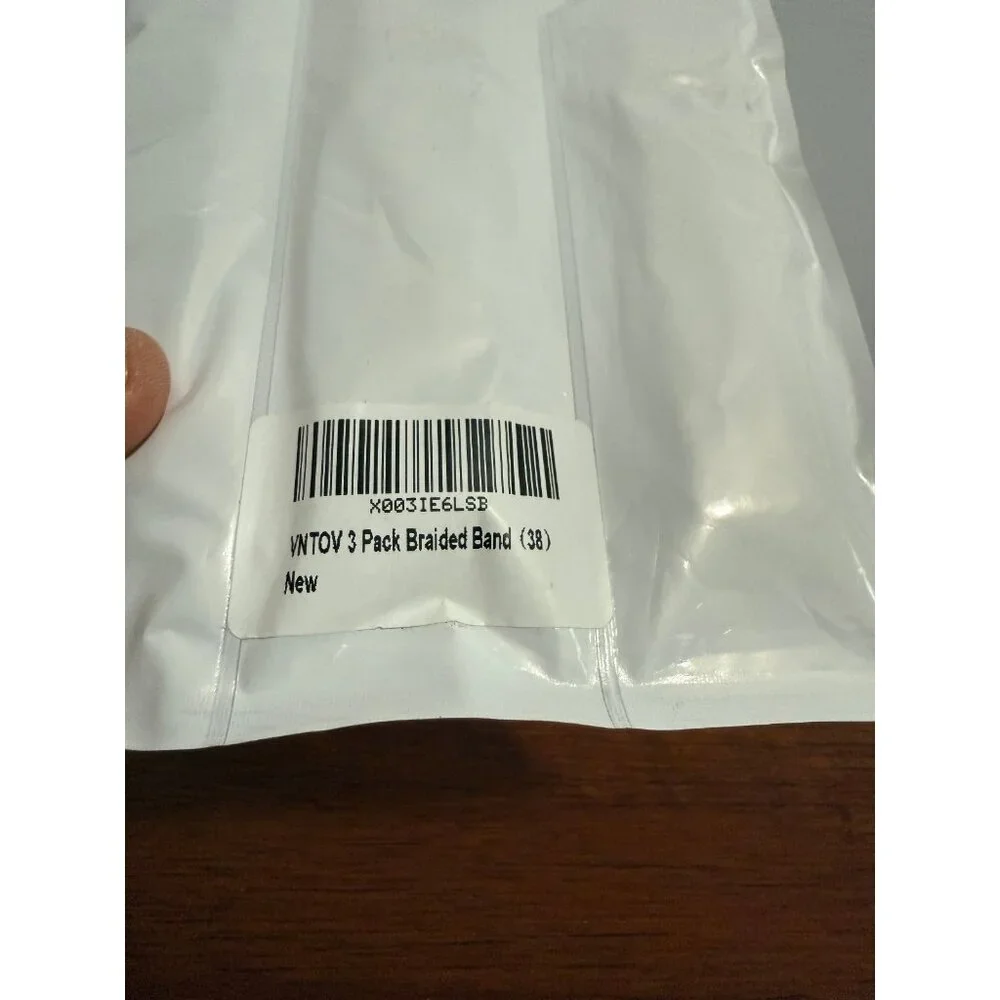 3 Pack Apple Watch 38 mm Nylon Stretchy Braided Band